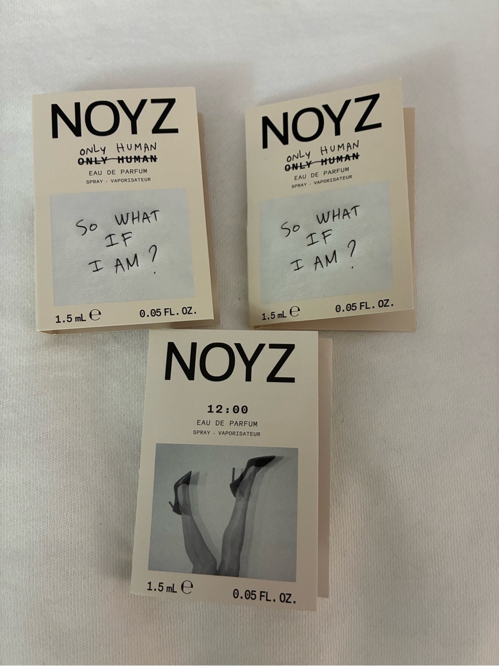 NIP 3 Pk Noyz Fragrance Samples 1.5ML